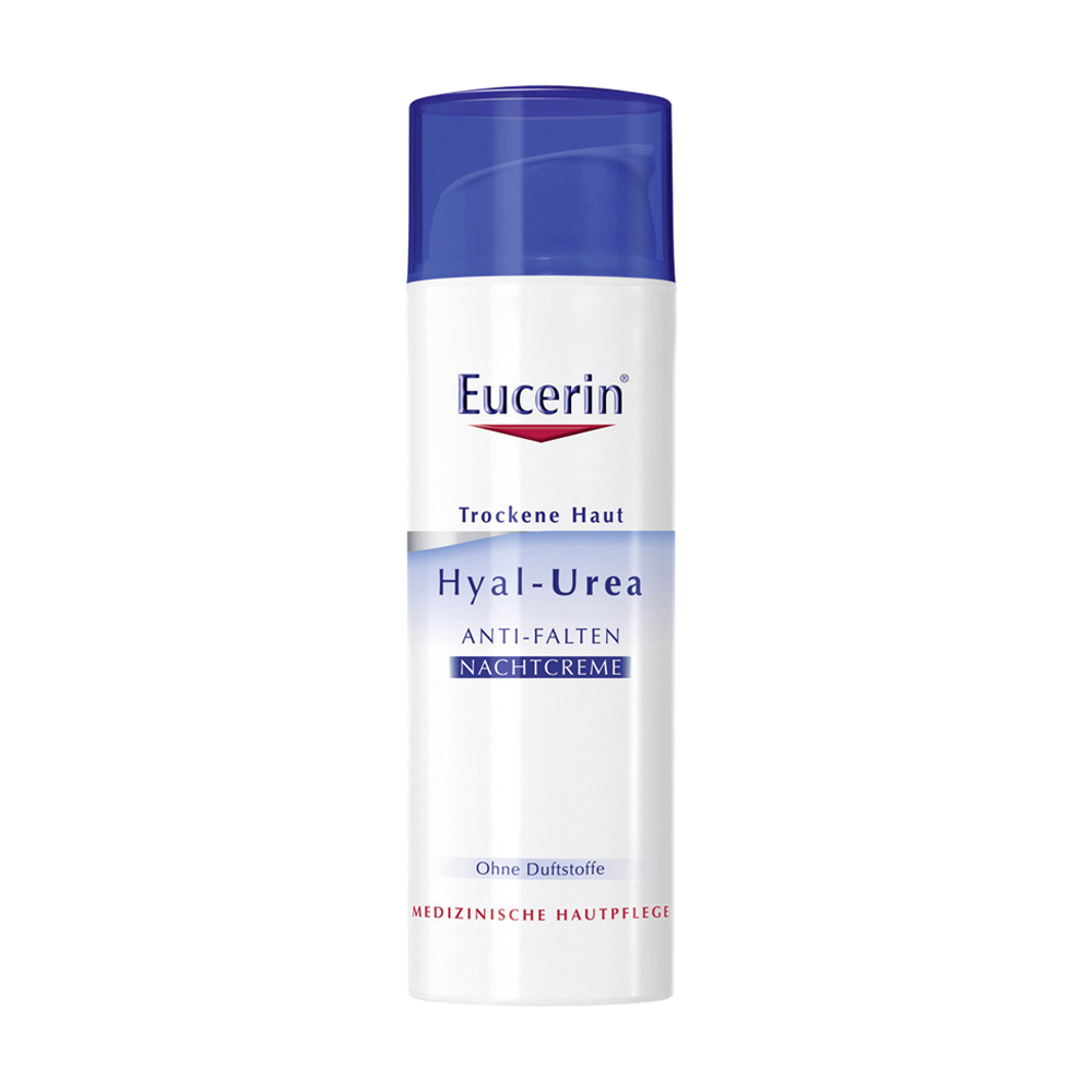 Eucerin HYALURON UREA Anti-Falten Nachtpflegecreme mit 5% Urea - 50ml