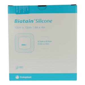 Biatain-SIL Schaumverband 10 Stk. 10 x 10 cm - 10 Stück