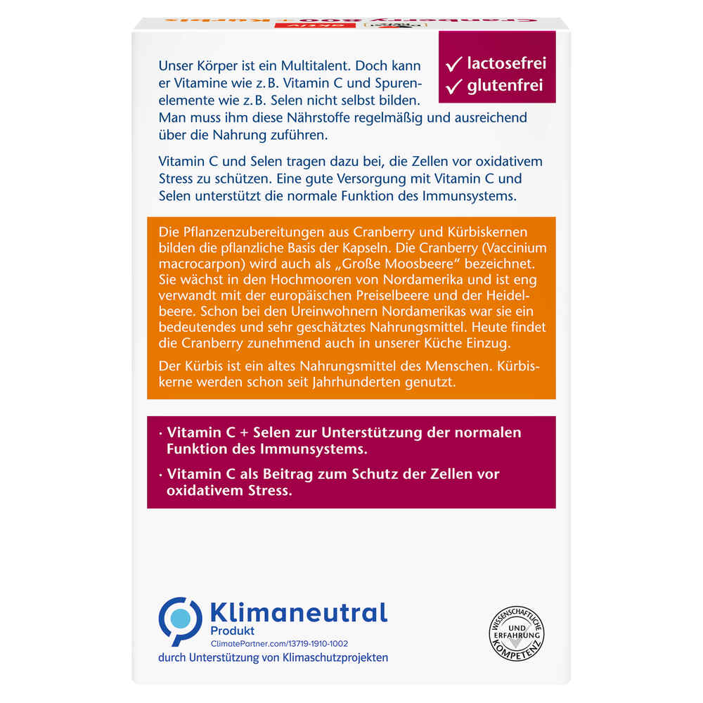 Doppelherz Cranberry + Kürbis Kapseln 60 Stk. - 60 Stück