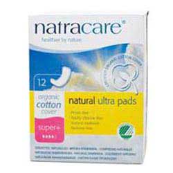 Natracare Damenbinden Ultra Super Plus mit Flügeln 12 Stück - 12 Stück