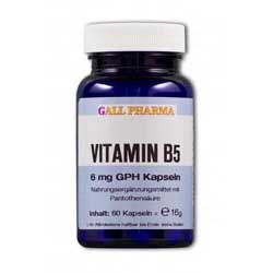 Vitamin B5 Kapseln 6mg - 60 Stück