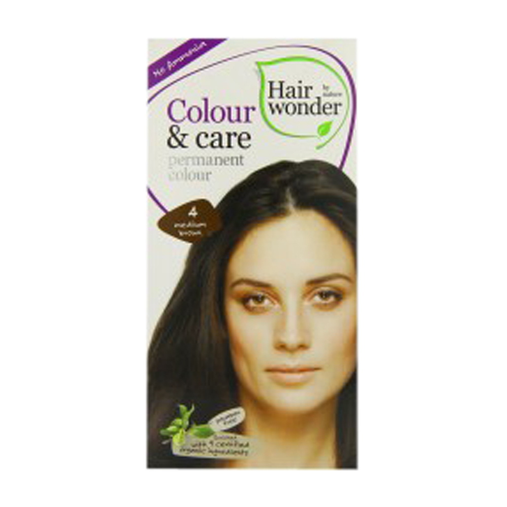 Hairwonder Colour & Care 100 ml Medium Brown 4 - 100ml