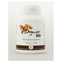 Ingwer Kapseln 500 mg 90 Stk. - 90 Stück