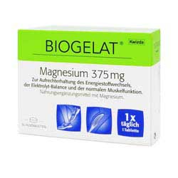 Biogelat Magnesium 375 mg Filmtabletten 30 Stk. - 30 Stück