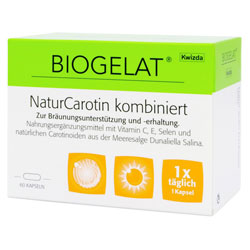 Biogelat Naturcarotin kombiniert 60 Stk. - 60 Stück