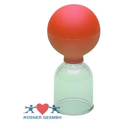 Rosner Acrylschröpfglas - 1 Stück