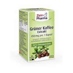 ZeinPharma Grüner Kaffee Extrakt 450 mg Kapseln 90 Stk. - 90 Stück