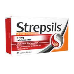 Strepsils 8.75 mg Lutschtabletten 24 Stk. orange - 24 Stück