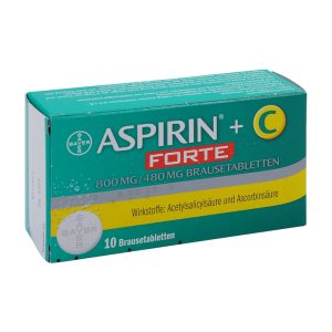 Aspirin® C forte 800mg / 480mg Brausetabletten - 10 Stück