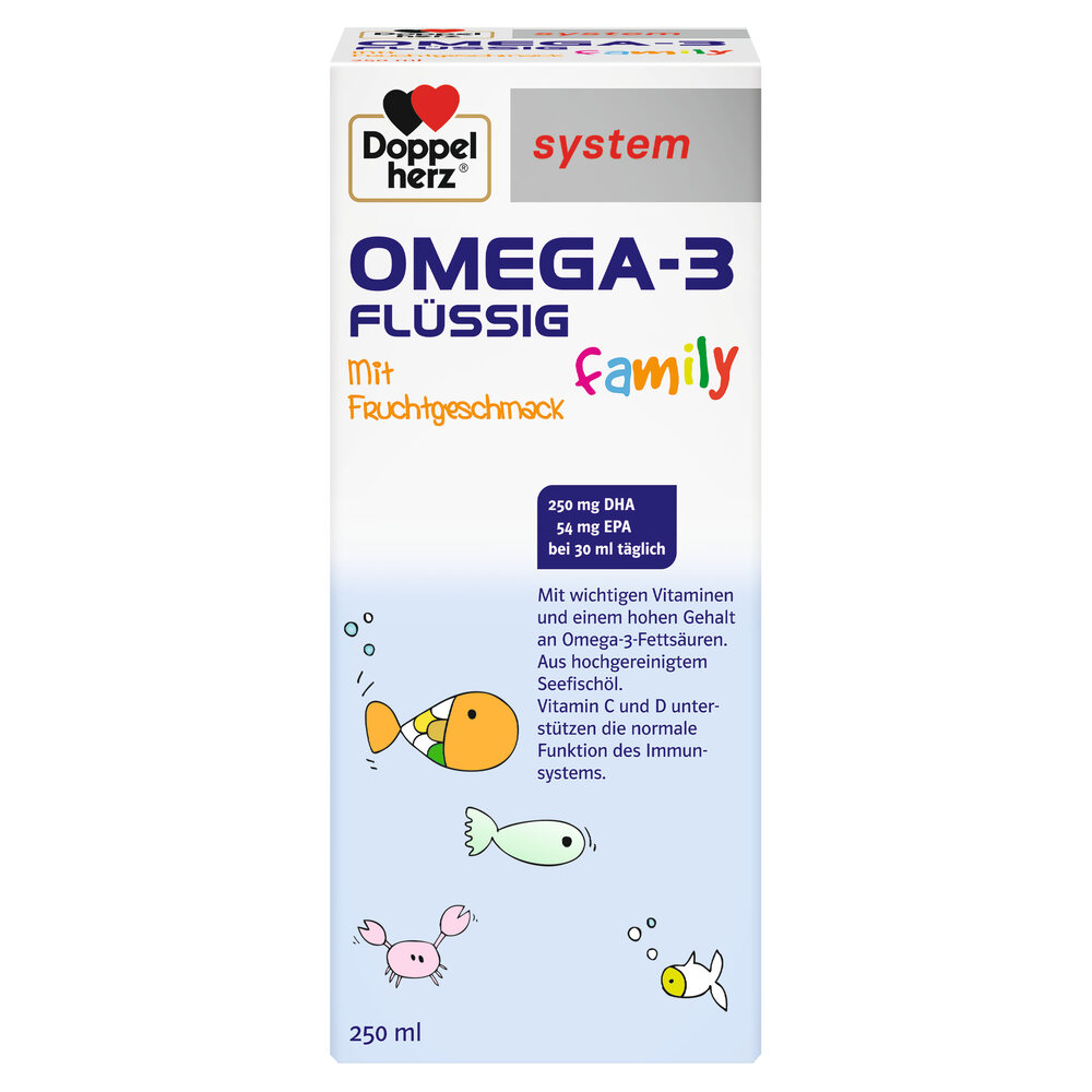 Doppelherz Omega 3 family flüssig 250 ml - 250ml