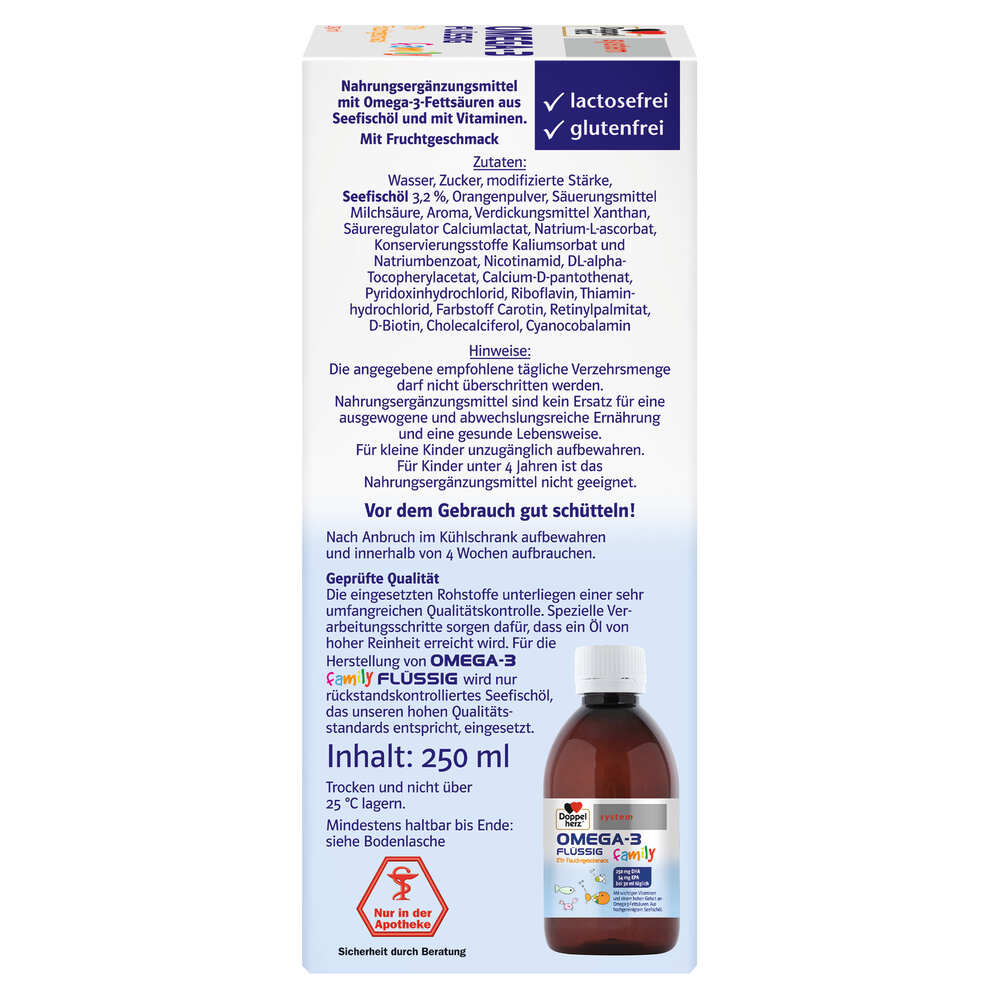 Doppelherz Omega 3 family flüssig 250 ml - 250ml