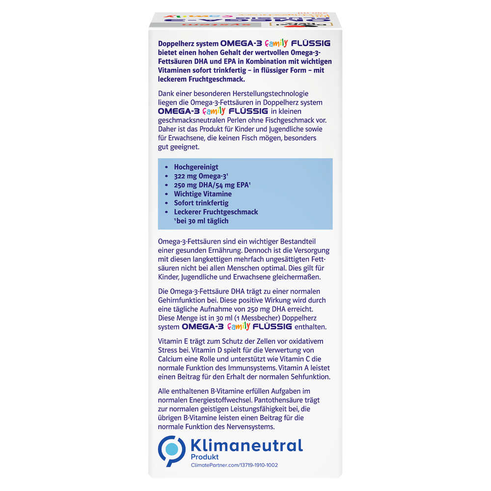 Doppelherz Omega 3 family flüssig 250 ml - 250ml