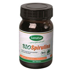 Sanatur Bio Spirulina Tabletten 400 mg 250 Stk. - 250 Stück