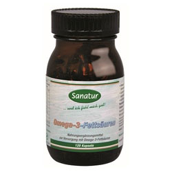 Sanatur Omega 3 Fischöl 160 Kapseln 120 Stk. - 120 Stück