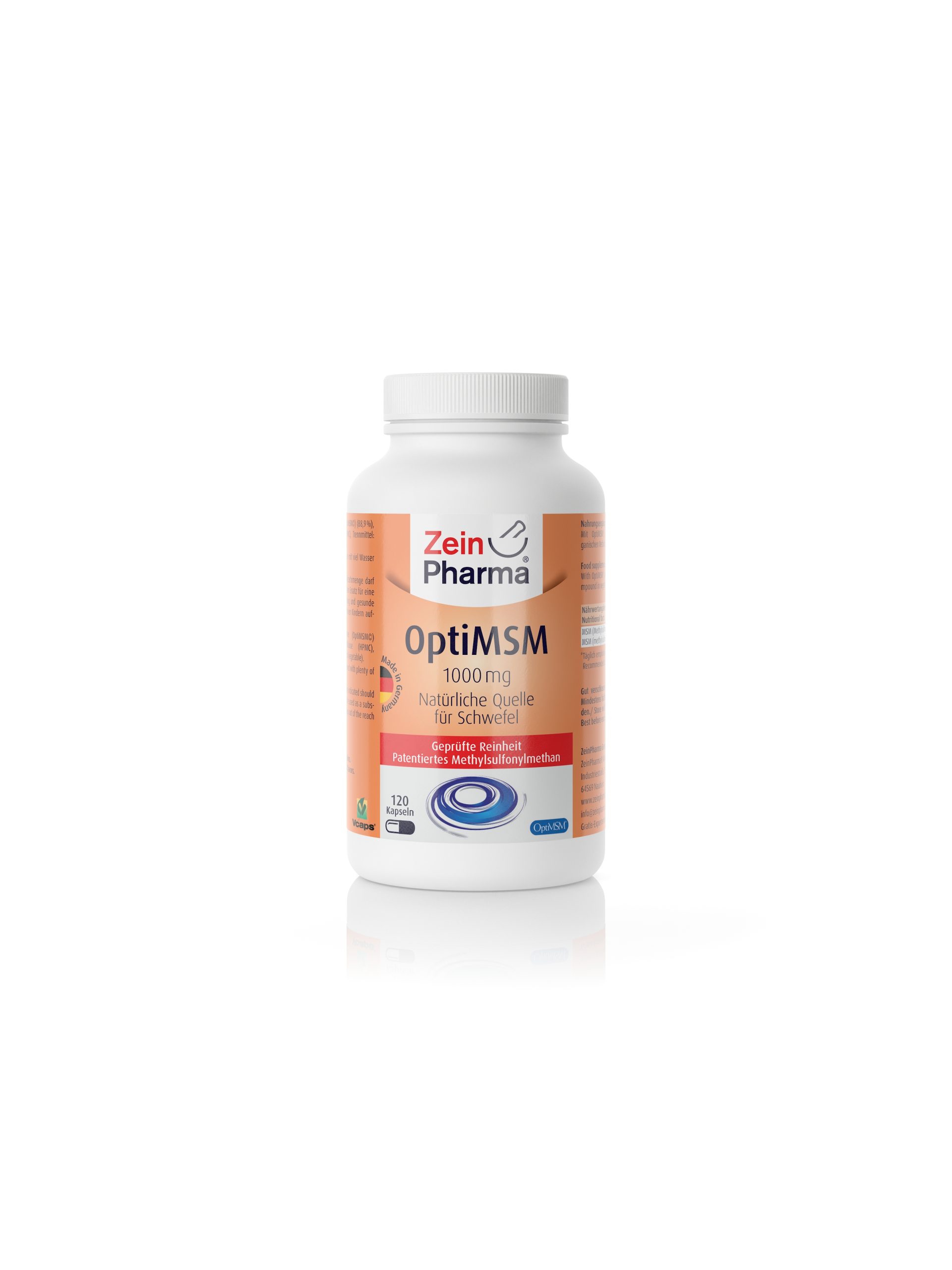 ZeinPharma MSM 1000 mg Kapseln 120 Stk. - 120 Stück