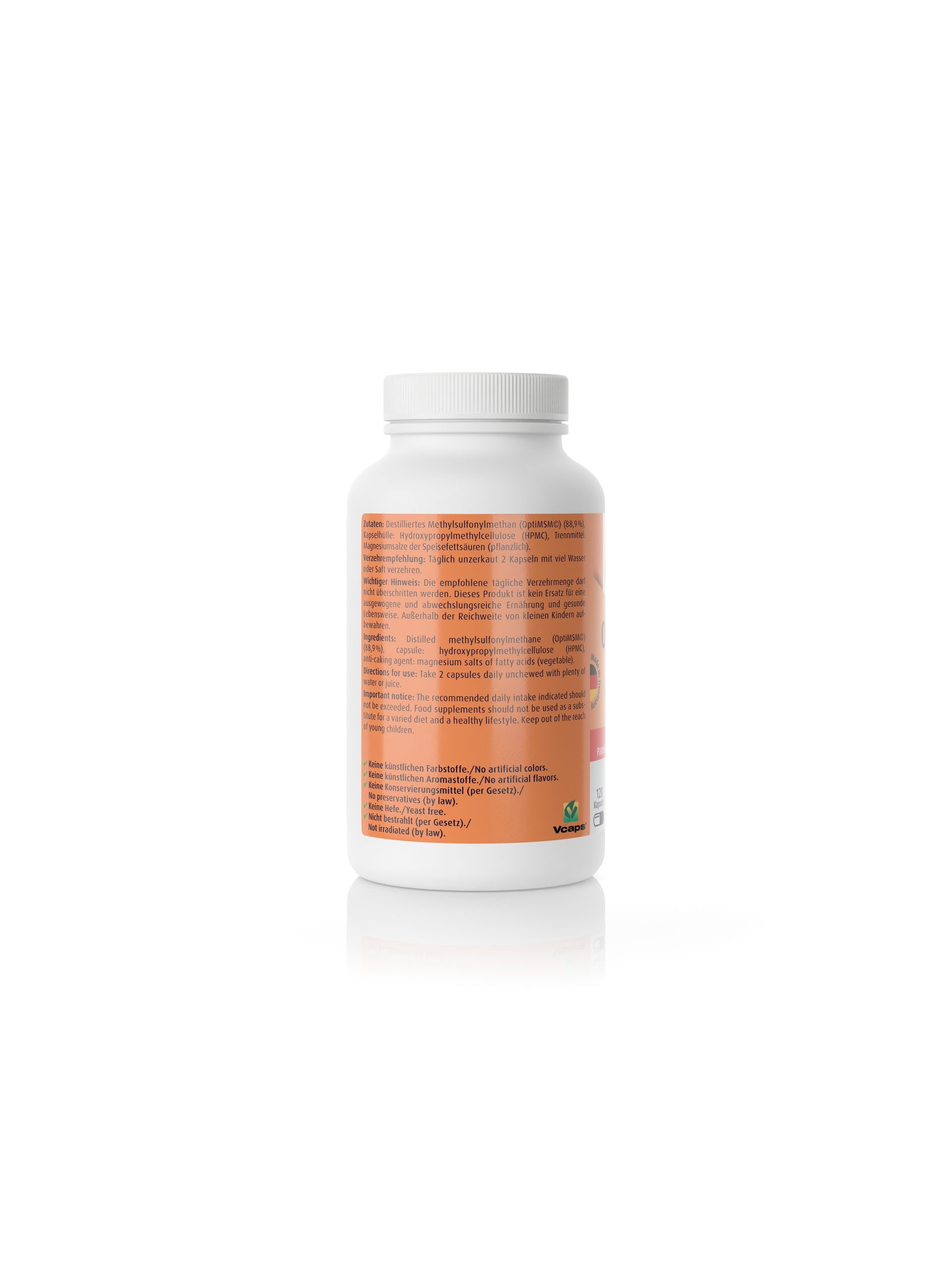 ZeinPharma MSM 1000 mg Kapseln 120 Stk. - 120 Stück