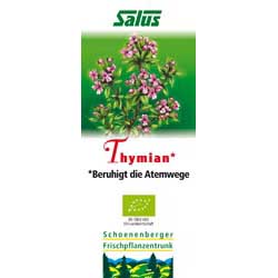 Schoenenberger Saft Thymian 200 ml BIO - 200ml