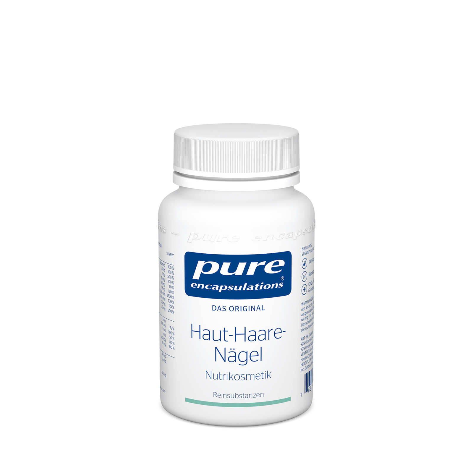 Pure Encapsulations Haut-Haare-Nägel Nutrikosmetik - Kapseln - 180 Stück