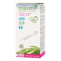 Masmi Organic Care - Bio Tampons Light/Mini mit Applikator - 18 Stück