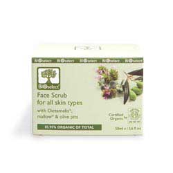 Bioselect Face Scrub for all skin types - 50ml