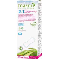 Masmi Organic Care - Bio Slipeinlagen Maxi Extra lang - 24 Stück