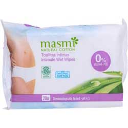 Masmi Organic Care - Bio Intimpflegetücher - 20 Stück
