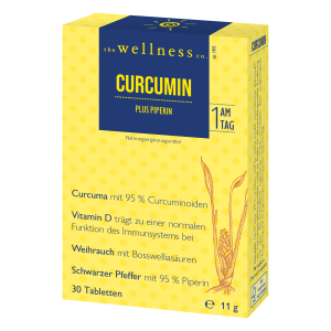 WELLNESS CURCUMIN+PIPER TBL - 30 Stück