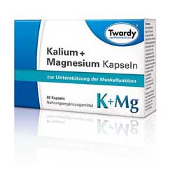 Twardy Kalium + Magnesium Kapseln - 60 Stück