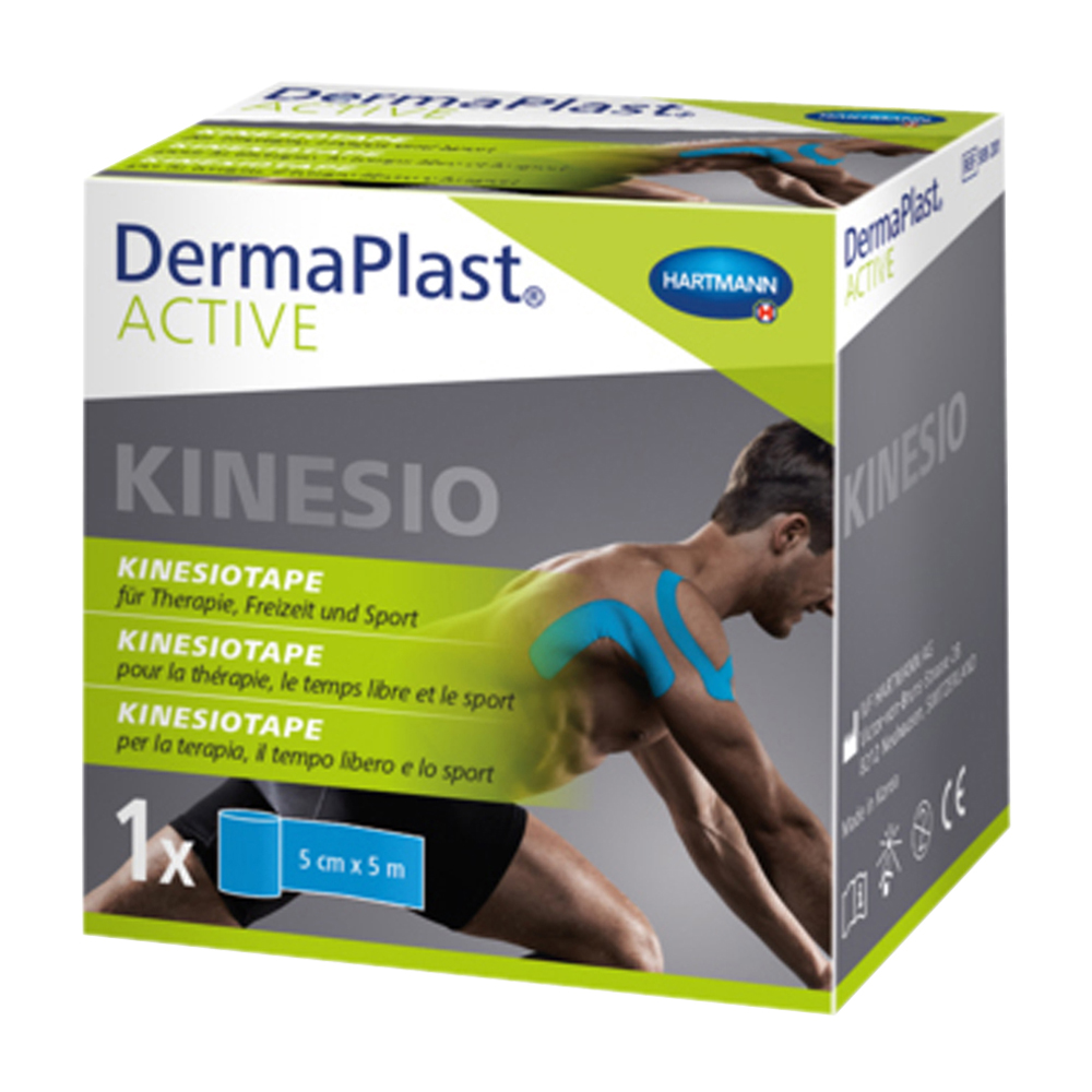 DermaPlast ACTIVE Kinesio 5 cm x 5 m blau 1 Stk. - 1 Stück