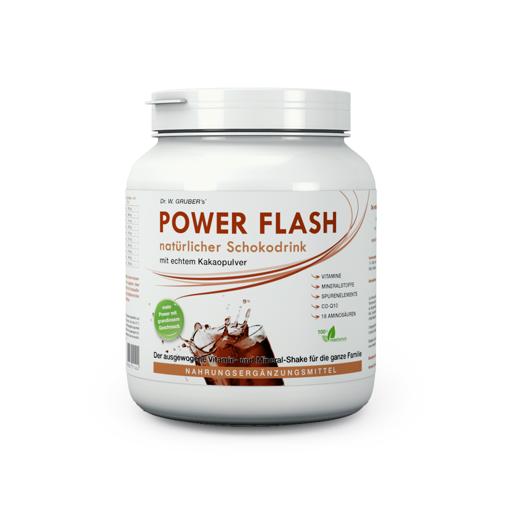 Dr. Grubers POWER-FLASH Schokolade 1000 g - 1kg