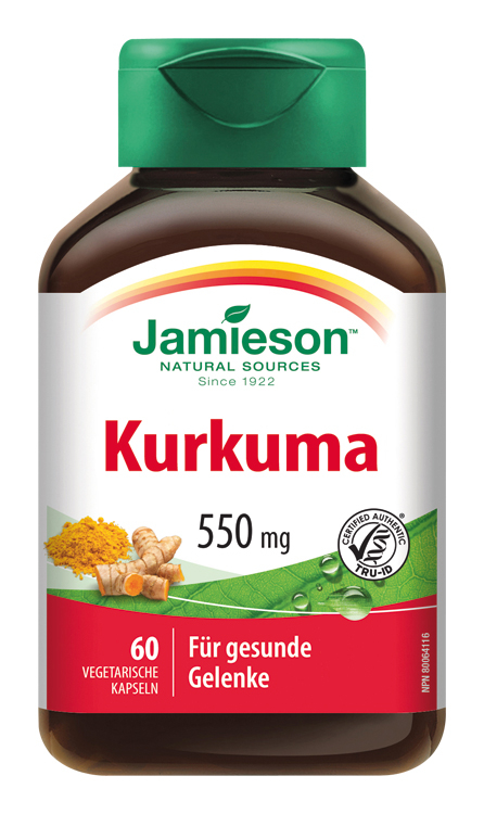 Jamieson Kurkuma 550 mg 60 Kps. - 60 Stück
