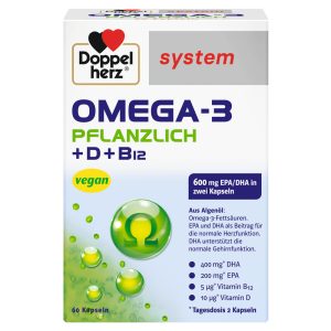 Doppelherz Omega-3 Pflanzlich Kapseln 60 Stk. - 60 Stück