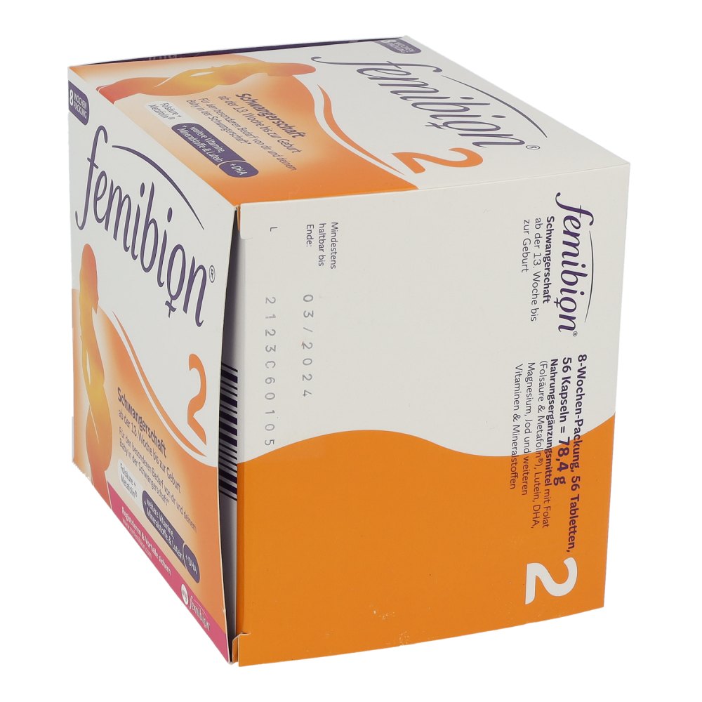 Femibion 2 Schwangerschaft / 56 Tabletten + 56 Kapseln - 112 Stück