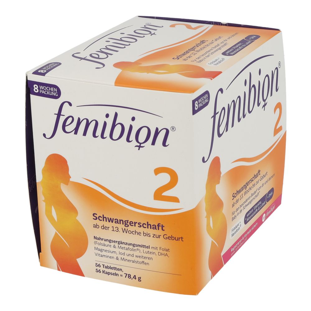 Femibion 2 Schwangerschaft / 56 Tabletten + 56 Kapseln - 112 Stück