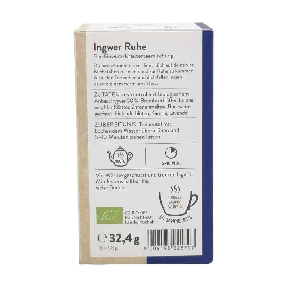 Sonnentor Ingwer Ruhe Bio Tee - 18 Beutel