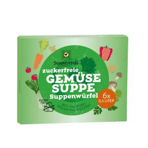 Sonnentor Gemüsesuppe Suppenwürfel zuckerfrei bio 66 g - 66g