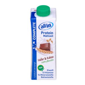 all in® Complete Vegan Protein Mahlzeit Hafer & Kakao - 14 Stück
