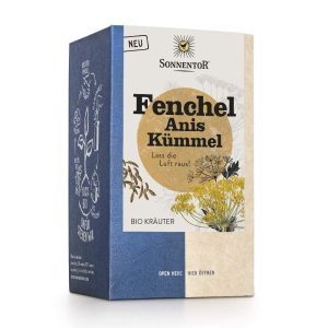 Sonnentor Kräuertee Fenchel Anis Kümmel 18 Btl. - 18 Beutel