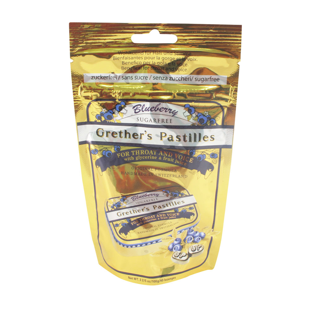 Grethers Pastillen Blueberry zuckerfrei Beutel 100 g - 100g