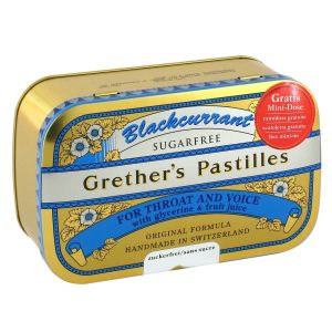 Grethers Pastillen Blackcurrant zuckerfrei 440 g - 440g