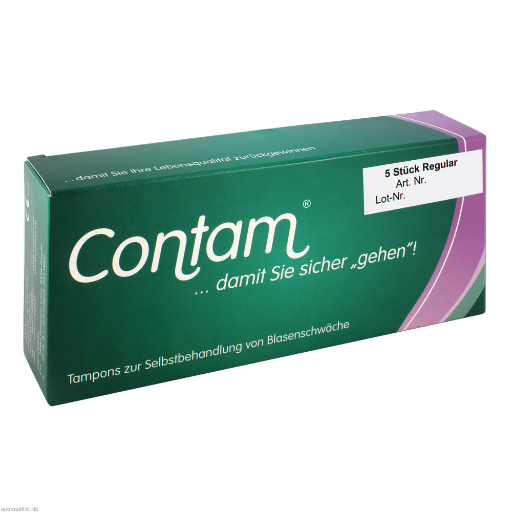 Contam Inkontinenz Tampons Regular 5 Stk. - 5 Stück