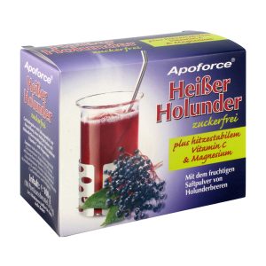 Apoforce Sachets Heißer Holunder zuckerfrei 10 Stk. - 10 Beutel