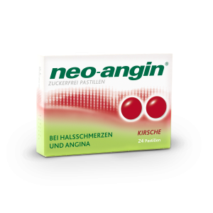 neo-angin Kirsche Pastillen Zuckerfrei 24 Stk. - 24 Stück