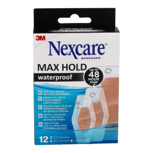 Nexcare™ 3M Max Hold Pflaster wasserdicht - 12 Stück