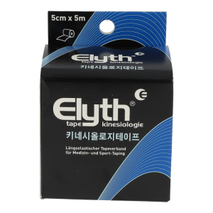 Elyth Kinesiologisches Tape Schwarz 5 cm x 5 m 1 Stk. - 1 Stück