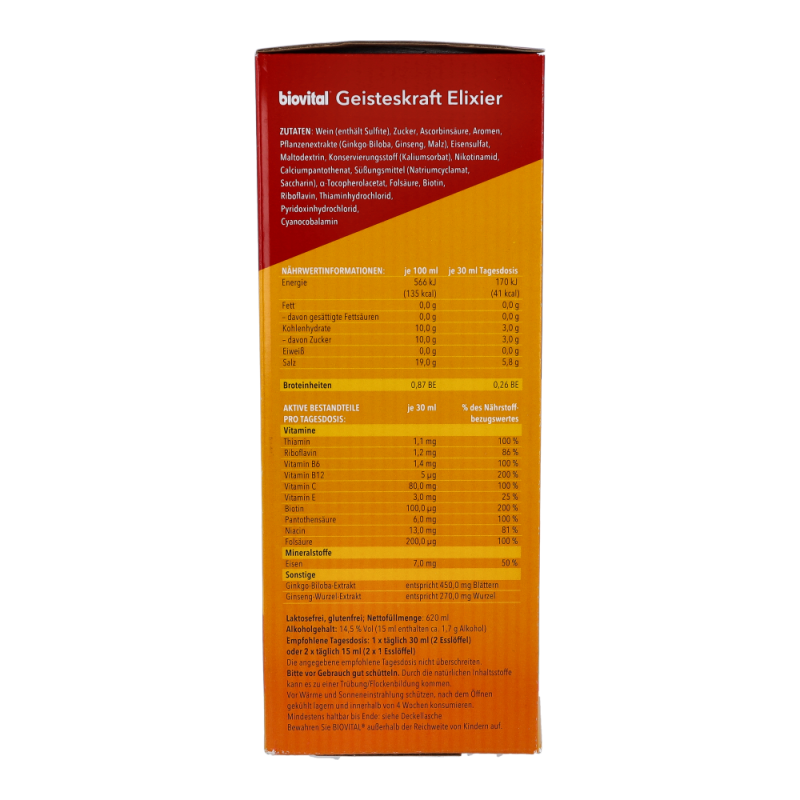 Biovital Geisteskraft-Elixier mit Alkohol 620 ml - 620ml