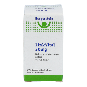 Burgerstein Zinkvital 30 mg Tabletten 40 Stk. - 40 Stück