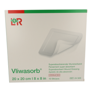 Vliwasorb Wundverband Absorb 10 Stk. 20 x 20 cm - 10 Stück