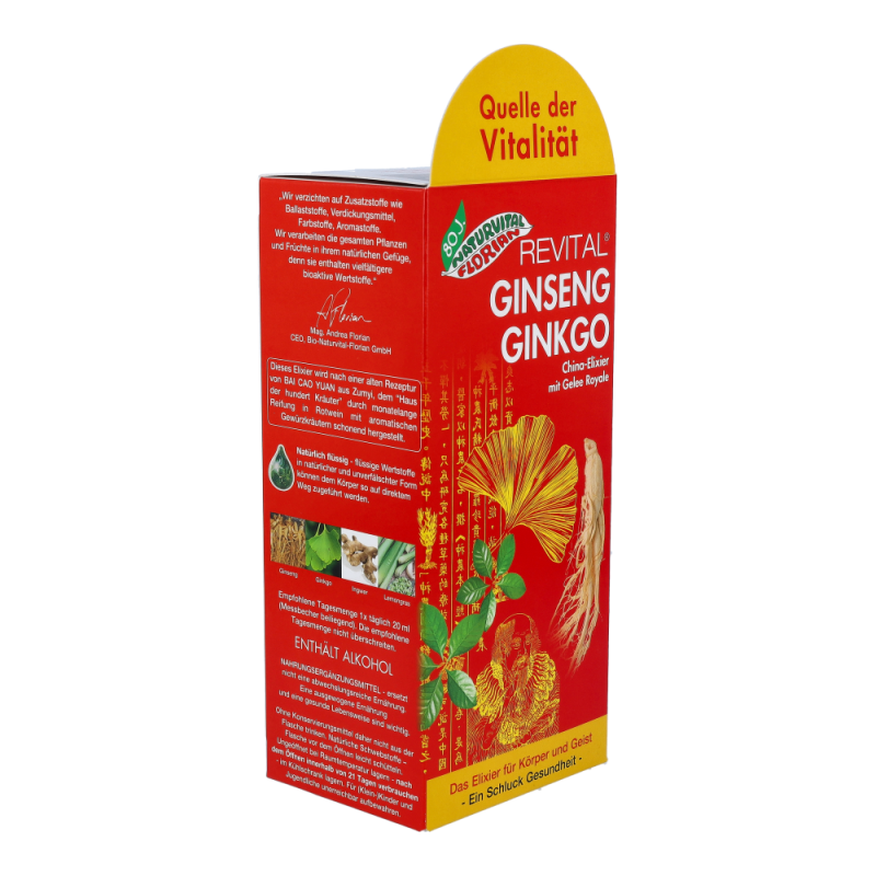 Revital Ginseng Ginkgo Elixier Bio 330 ml - 330ml