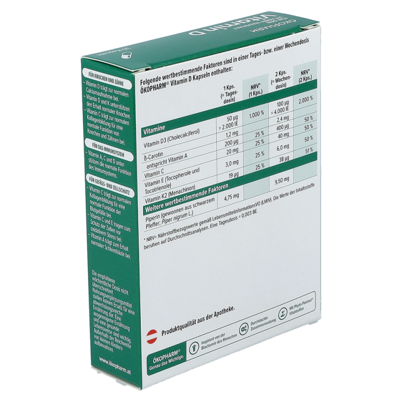 Ökopharm Vitamin D Kapseln - 30 Stück